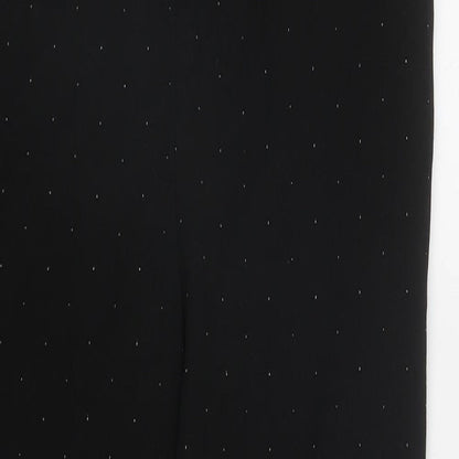 Womens UK Size 12 H&M Regular Fit  Black Trousers