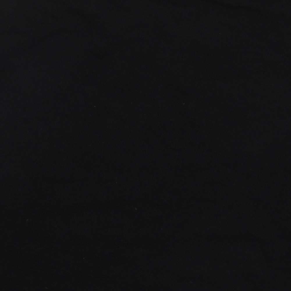 H&M Womens Black  Cotton Pullover Sweatshirt Size M