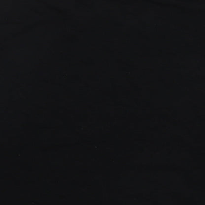 H&M Womens Black  Cotton Pullover Sweatshirt Size M