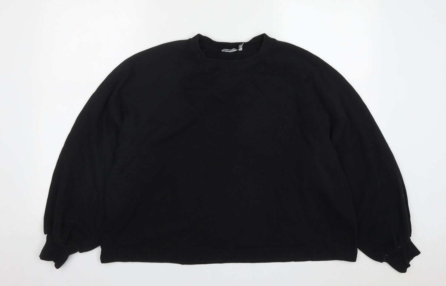Womens UK Size 10 ASOS Black Pullover Sweatshirt