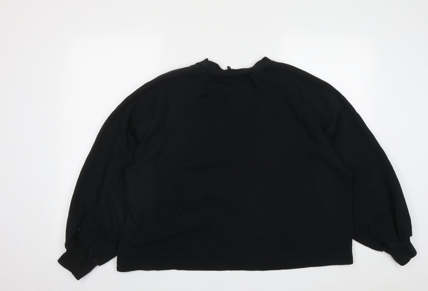 Womens UK Size 10 ASOS Black Pullover Sweatshirt
