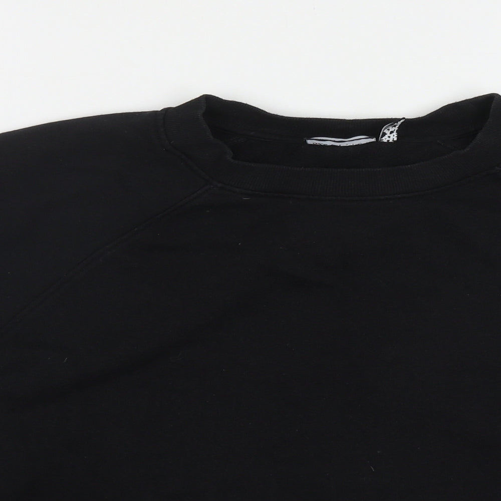 Womens UK Size 10 ASOS Black Pullover Sweatshirt