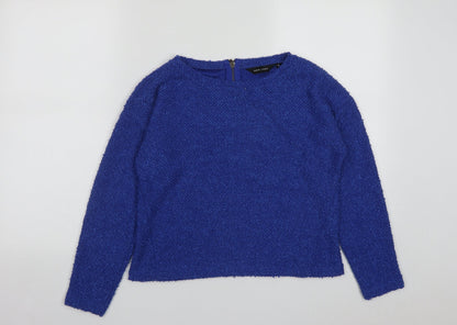 Womens UK Size 8 New Look Blue Pullover Jumper