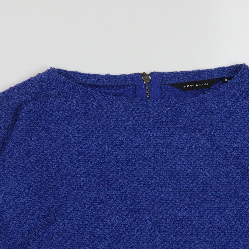 Womens UK Size 8 New Look Blue Pullover Jumper