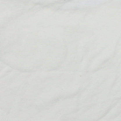 Watch Me Grow Baby White  100% Cotton Basic T-Shirt Size 3-6 Months Round Neck Button