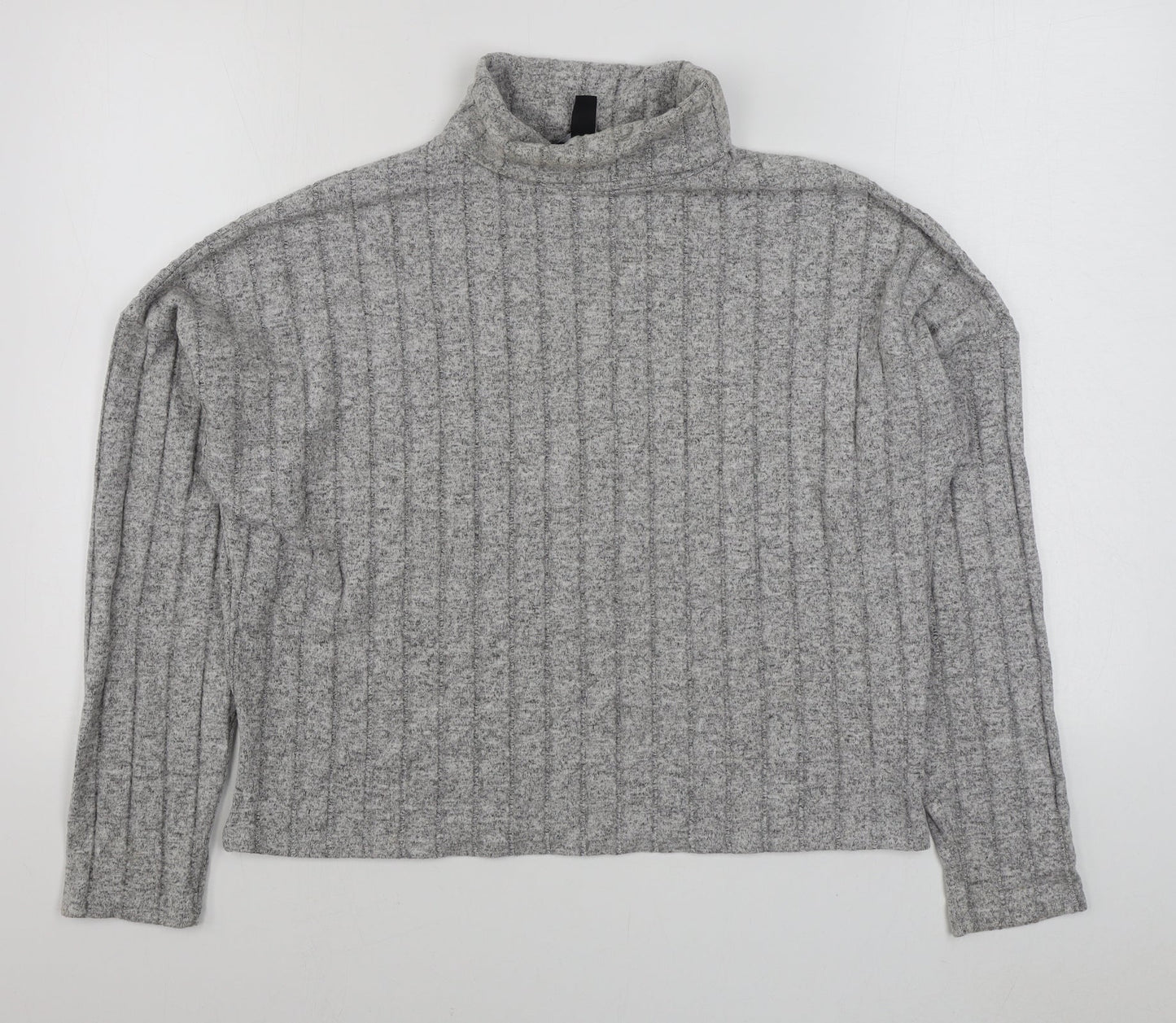 Womens UK Size L New Look Grey Pullover Jumper