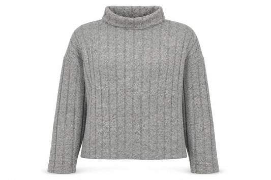 Womens UK Size L New Look Grey Pullover Jumper