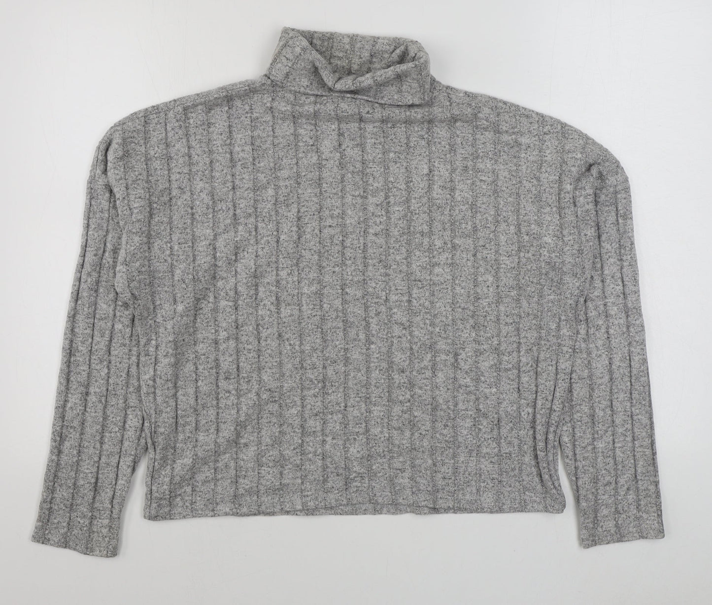 Womens UK Size L New Look Grey Pullover Jumper