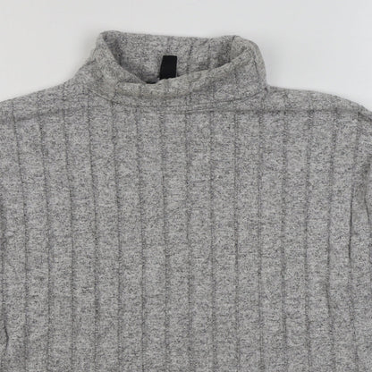 Womens UK Size L New Look Grey Pullover Jumper