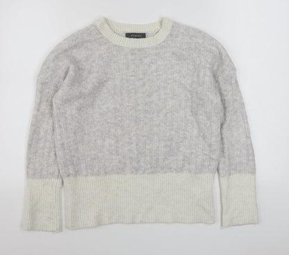 Primark Womens Purple Round Neck  Acrylic Pullover Jumper Size M