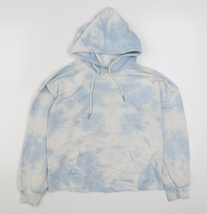 Jollie & Joy Womens Blue  Cotton Pullover Hoodie Size S  Pullover