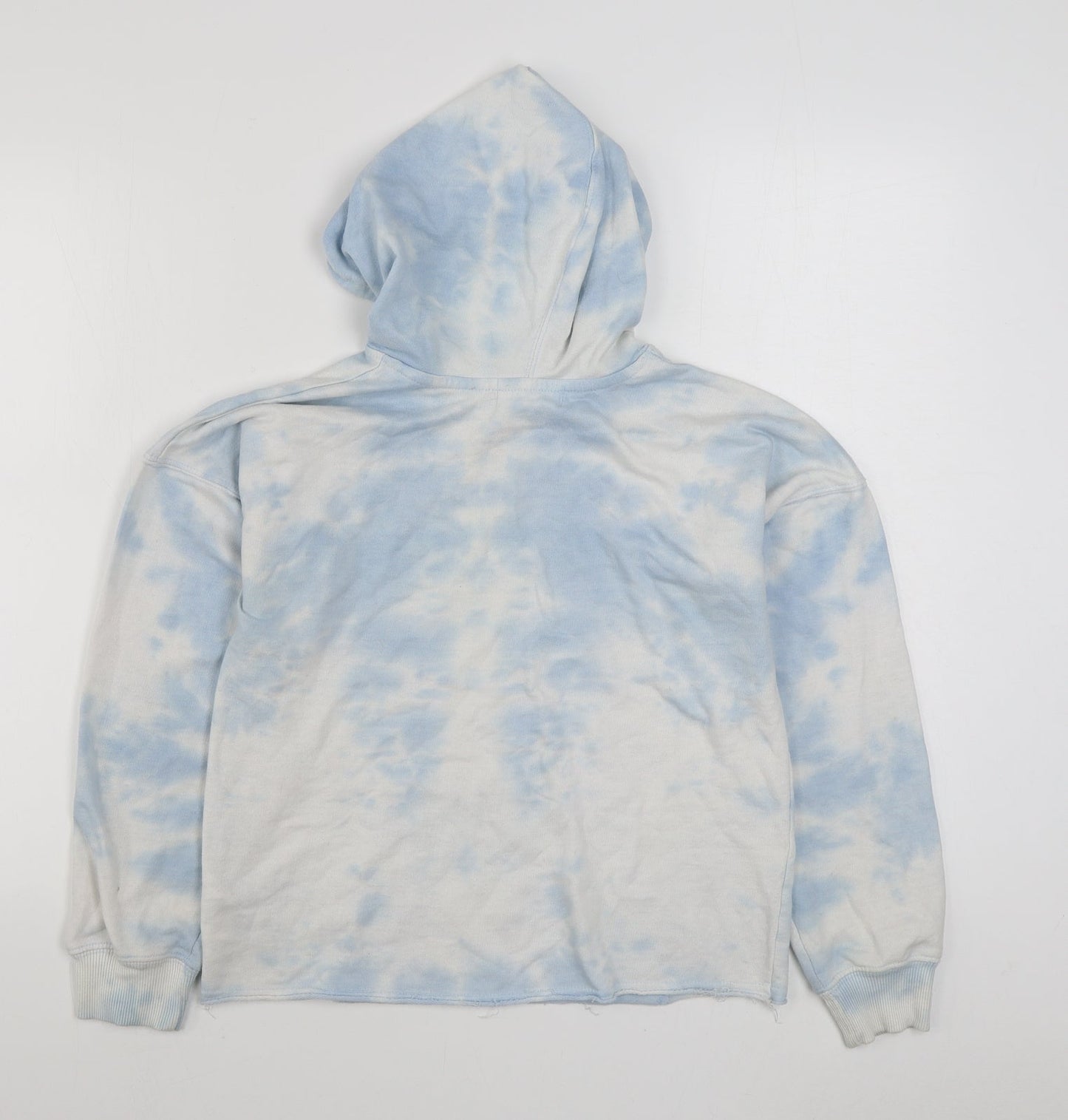 Jollie & Joy Womens Blue  Cotton Pullover Hoodie Size S  Pullover