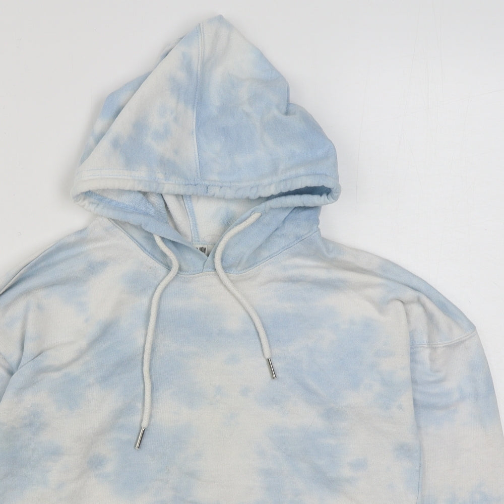 Jollie & Joy Womens Blue  Cotton Pullover Hoodie Size S  Pullover