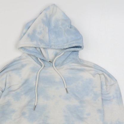 Jollie & Joy Womens Blue  Cotton Pullover Hoodie Size S  Pullover