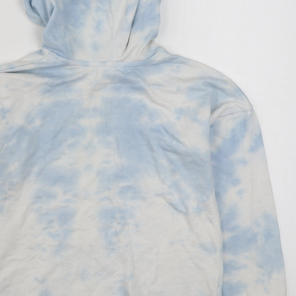 Jollie & Joy Womens Blue  Cotton Pullover Hoodie Size S  Pullover