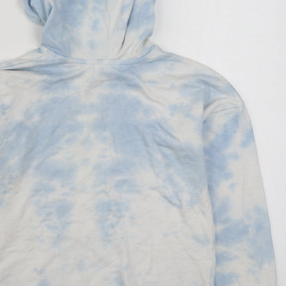 Jollie & Joy Womens Blue  Cotton Pullover Hoodie Size S  Pullover