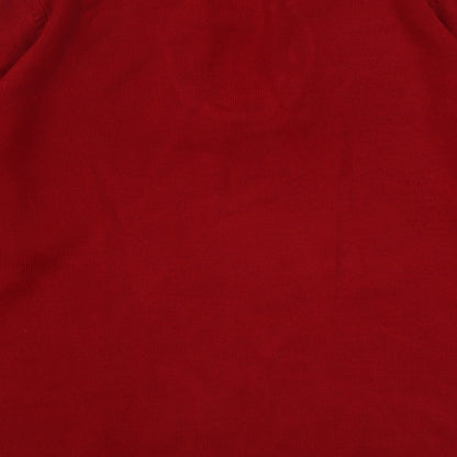 Womens UK Size 14 Marks and Spencer Red Pullover Jumper