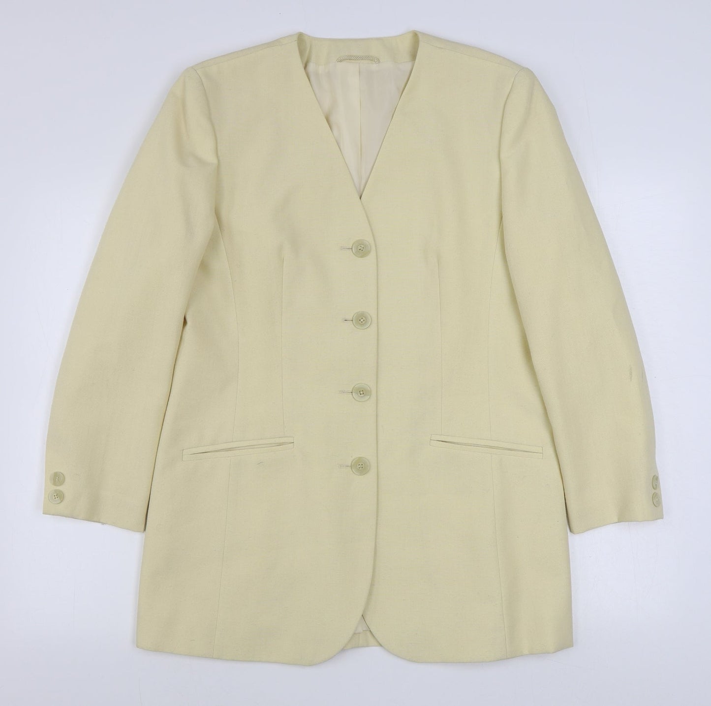 Womens UK Size 12 Preworn Beige Jacket