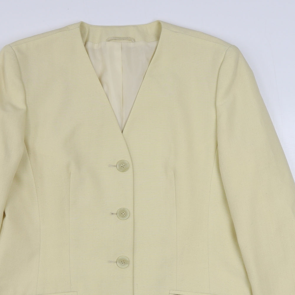 Womens UK Size 12 Preworn Beige Jacket
