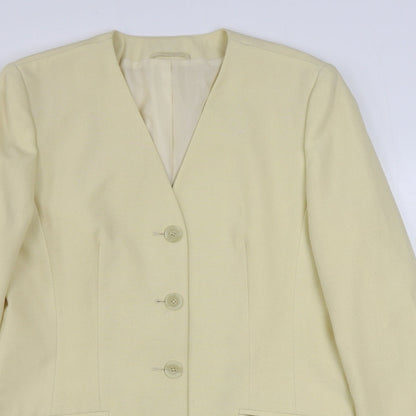Womens UK Size 12 Preworn Beige Jacket