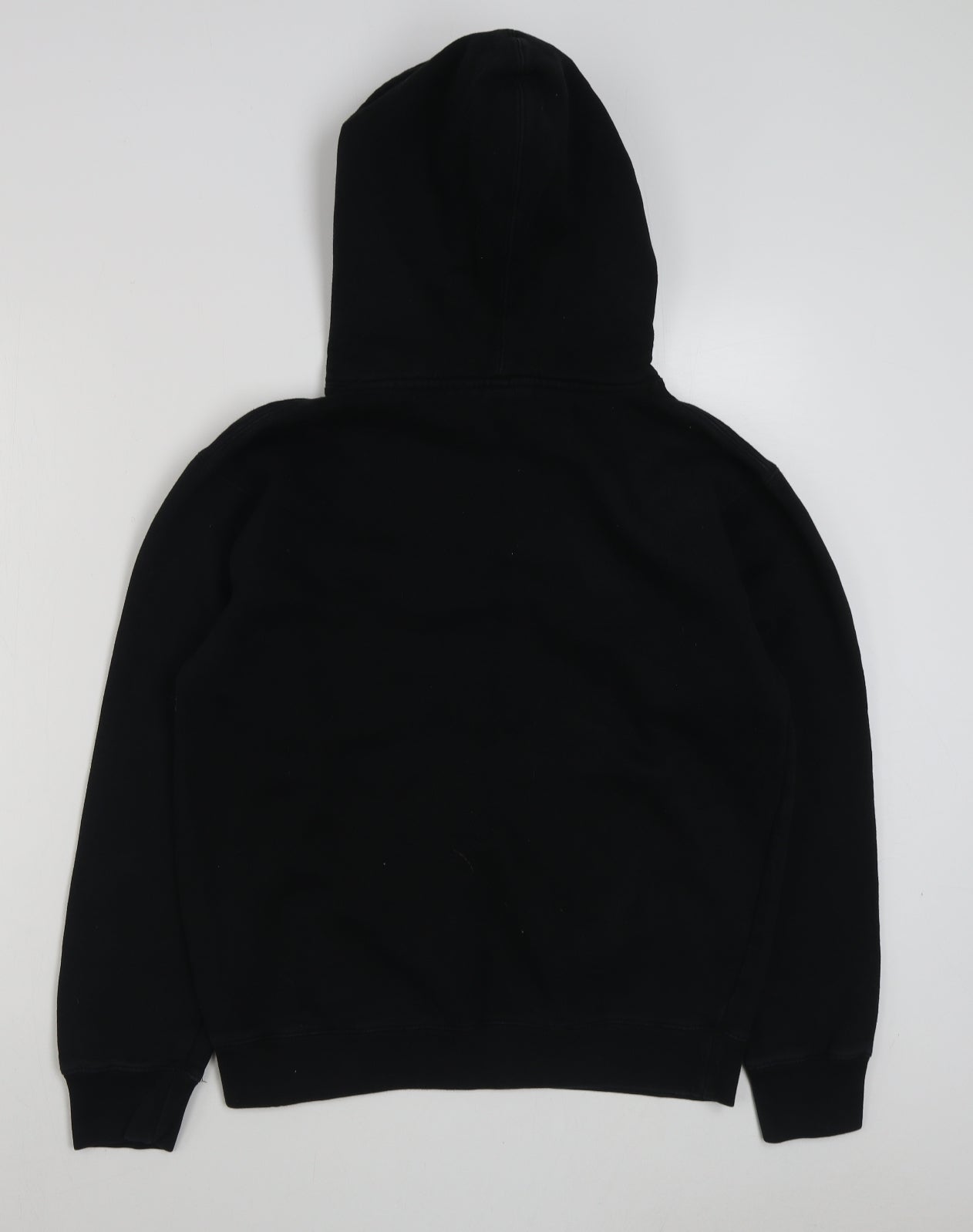 Jake Miller Mens Black  Cotton Pullover Hoodie Size XS