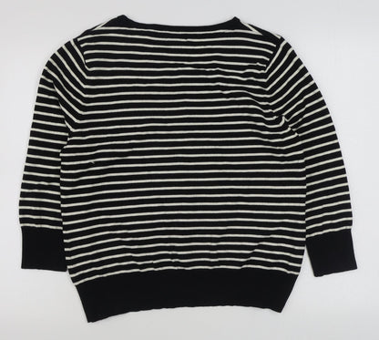 Womens UK Size L CC Black Pullover Jumper