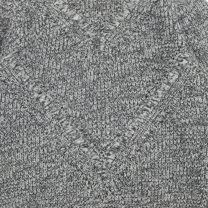 Topman Mens Grey Crew Neck  Acrylic Pullover Jumper Size S