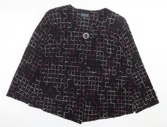 Womens UK Size 16 Saloos Purple Cardigan Jumper