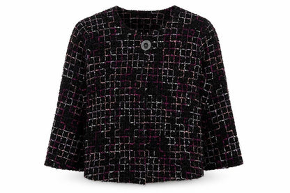 Womens UK Size 16 Saloos Purple Cardigan Jumper
