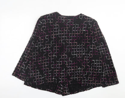 Womens UK Size 16 Saloos Purple Cardigan Jumper