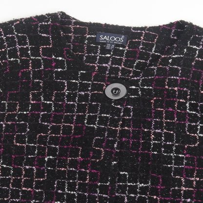 Womens UK Size 16 Saloos Purple Cardigan Jumper