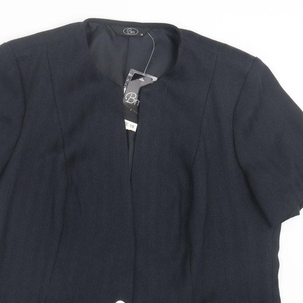 Womens UK Size 18 BM Blue Jacket