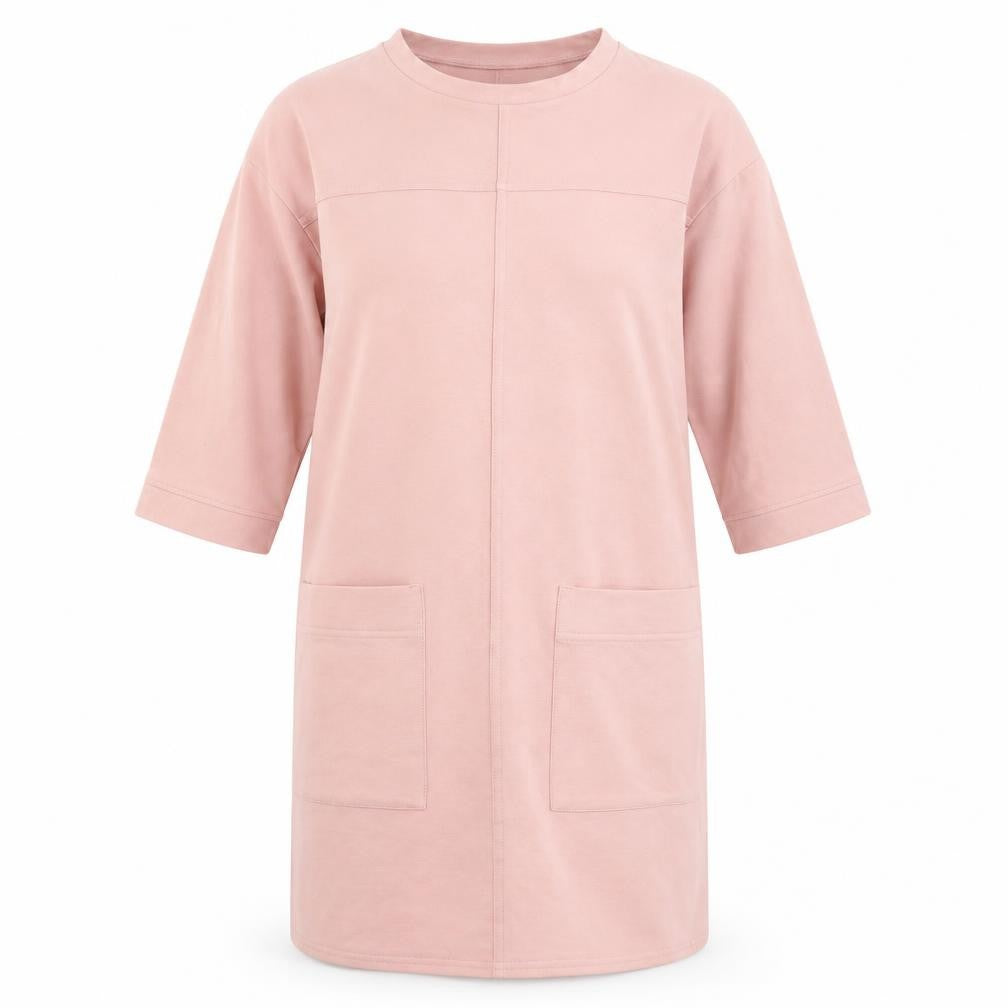 Atmosphere Womens Pink  Polyester Jumper Dress  Size 8  Crew Neck Pullover