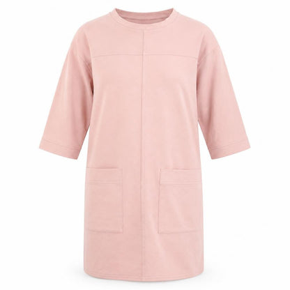 Atmosphere Womens Pink  Polyester Jumper Dress  Size 8  Crew Neck Pullover