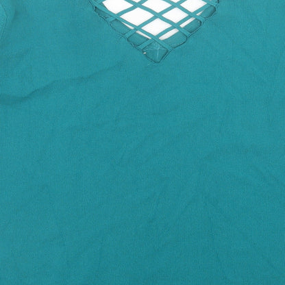 Womens UK Size 2XL Klass Green Pullover Jumper