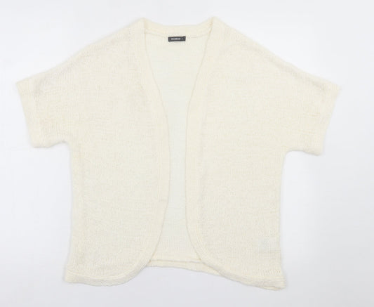 Womens UK Size 14 Roman Ivory Cardigan Jumper