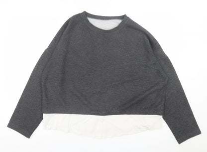 Womens UK Size 18 New Look Grey Pullover Jumper