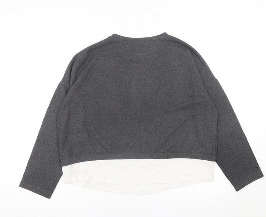 Womens UK Size 18 New Look Grey Pullover Jumper