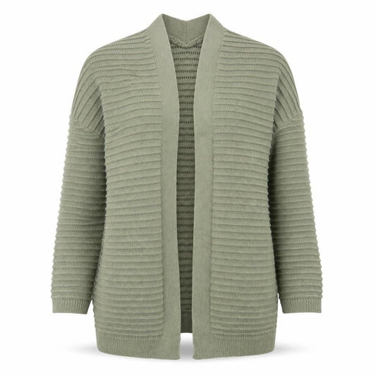 Womens UK Size S Papaya Green Cardigan Jumper