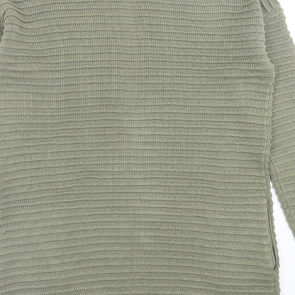 Womens UK Size S Papaya Green Cardigan Jumper