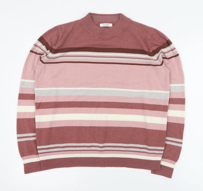 Womens UK Size 16 Marks and Spencer Brown Pullover Jumper