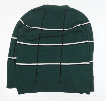 Womens UK Size 14 NEXT Green Pullover Jumper
