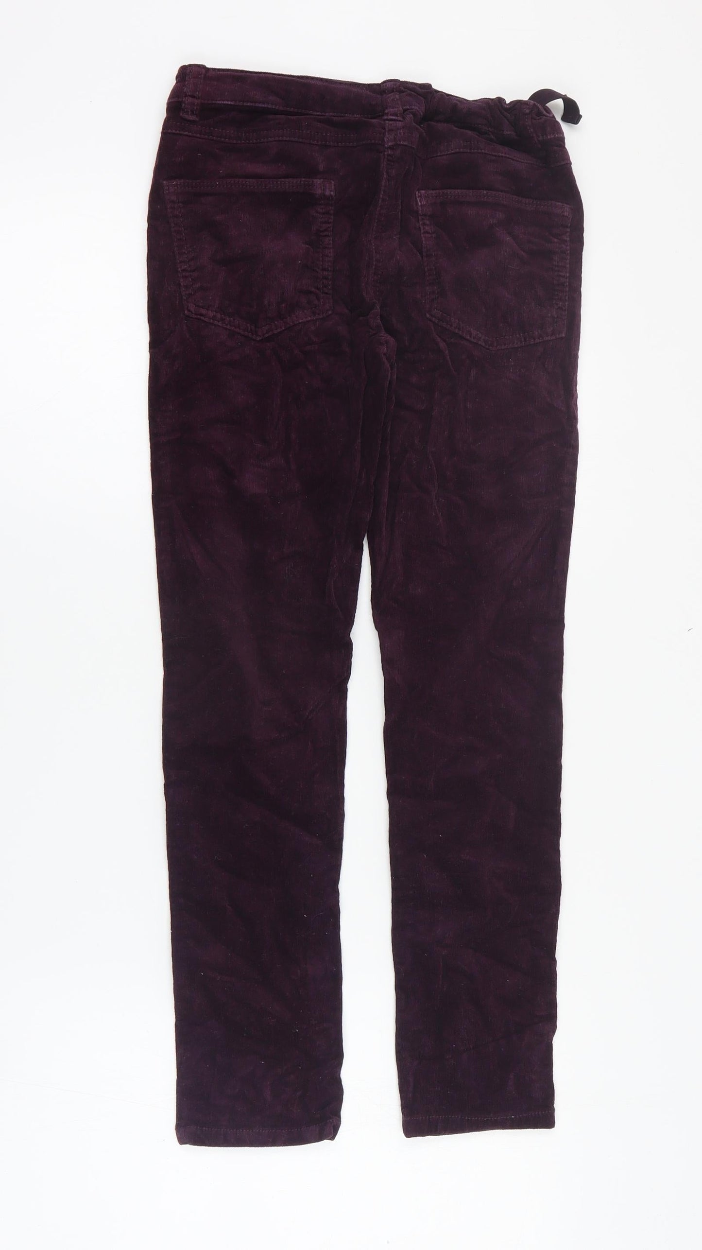NEXT Girls Purple  Cotton Straight Jeans Size 10 Years  Regular Zip