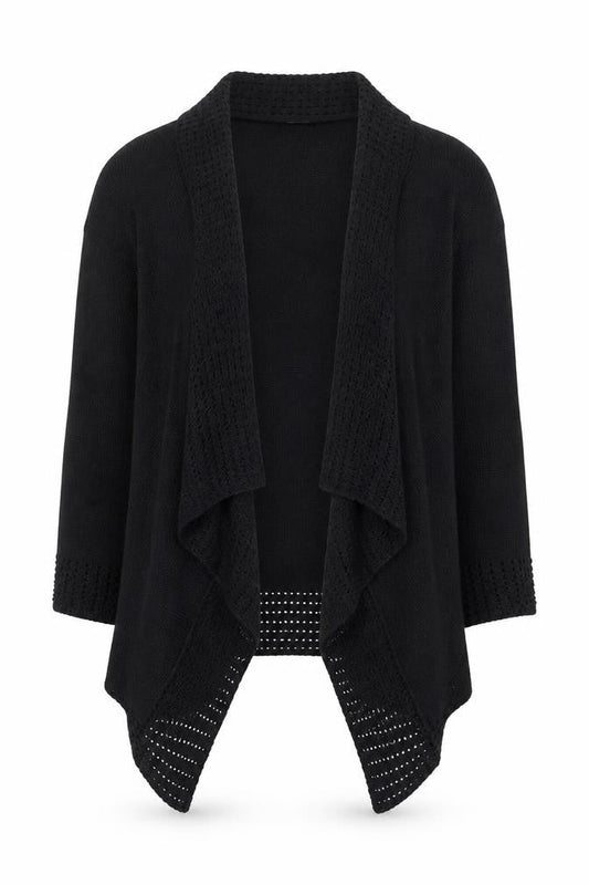 Womens UK Size M Soon Black Cardigan Jumper