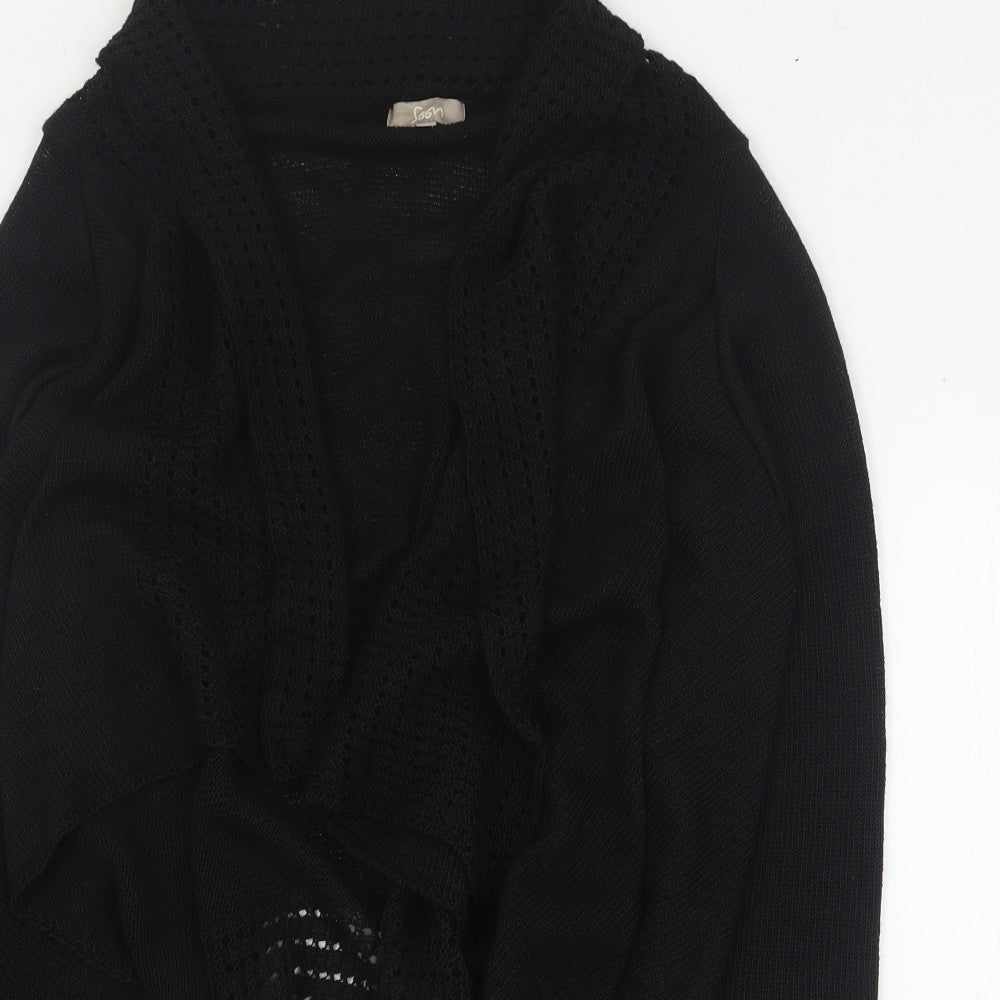 Womens UK Size M Soon Black Cardigan Jumper