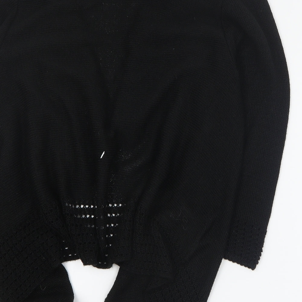 Womens UK Size M Soon Black Cardigan Jumper