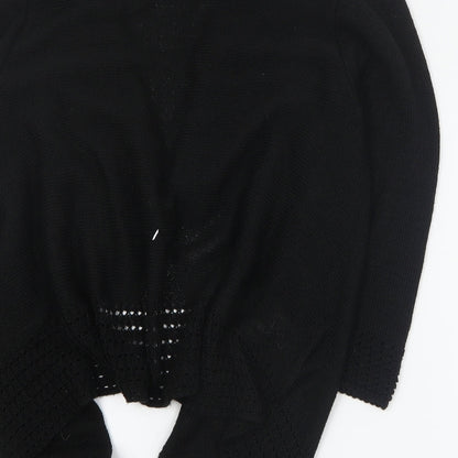 Womens UK Size M Soon Black Cardigan Jumper