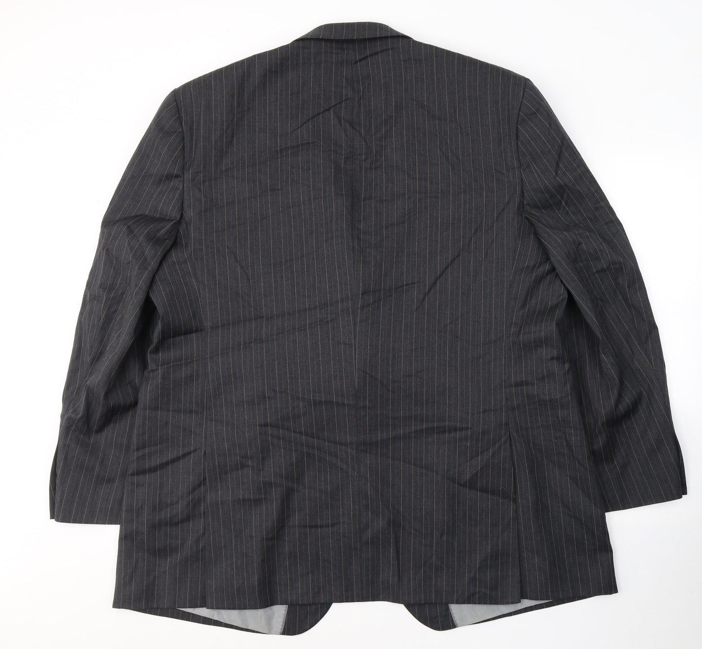 Mens UK Size 46 Preworn Regular Grey Suit Jacket