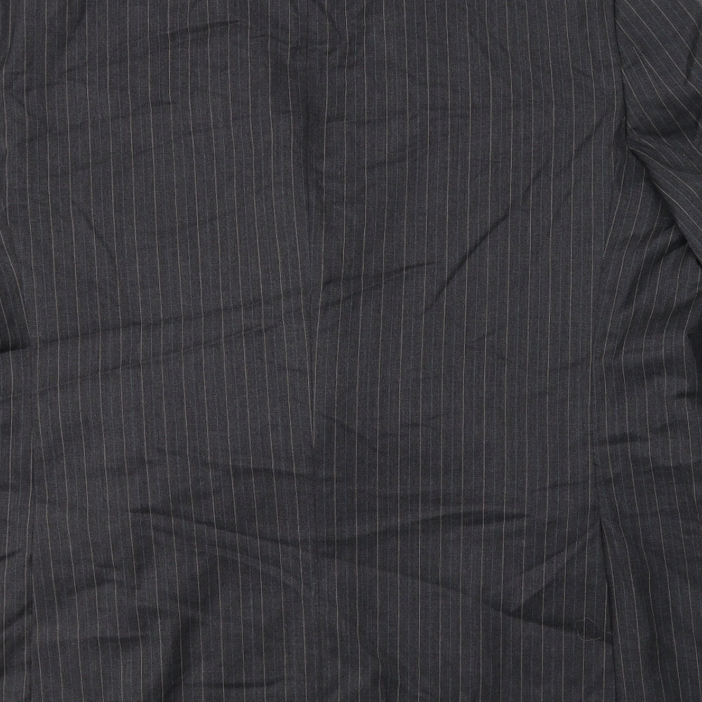 Mens UK Size 46 Preworn Regular Grey Suit Jacket