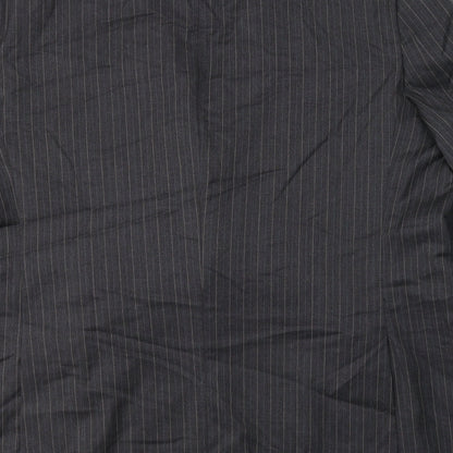 Mens UK Size 46 Preworn Regular Grey Suit Jacket
